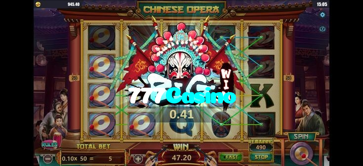 777Casino casino presented on mobile device in Pakistan with slots and live games